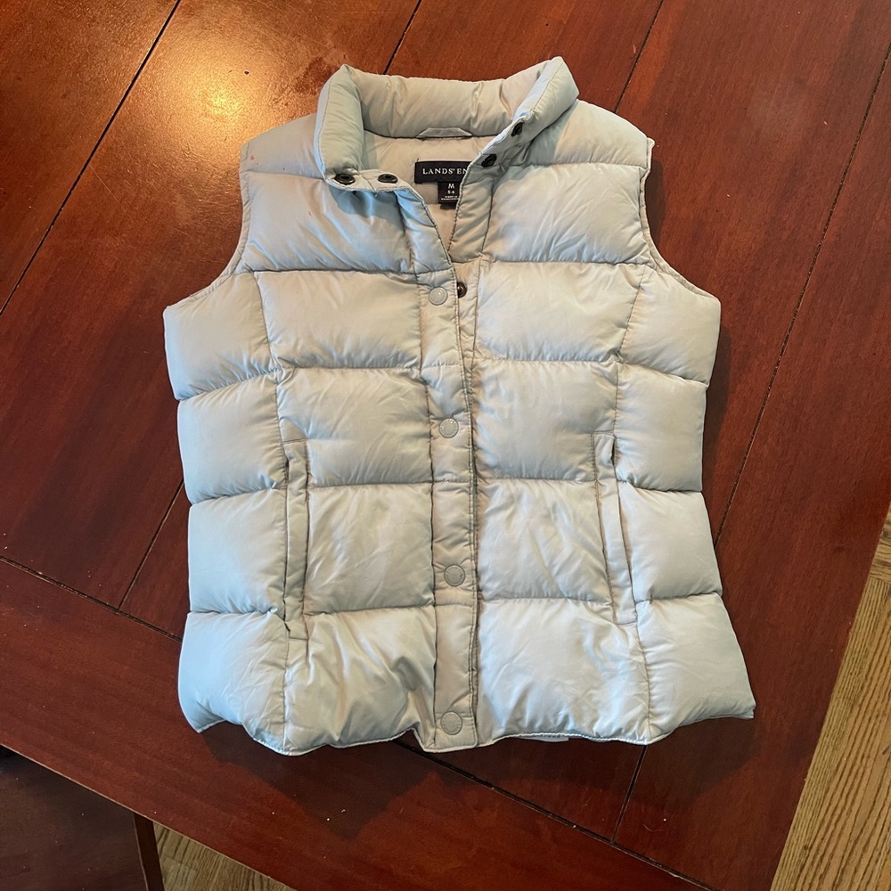 Kids /Girls Lands End Down Insulated Puffer Vest